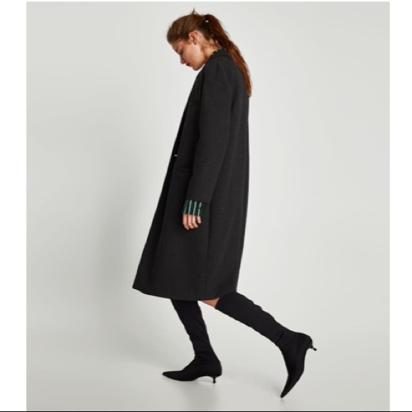 black sock boots kitten heel